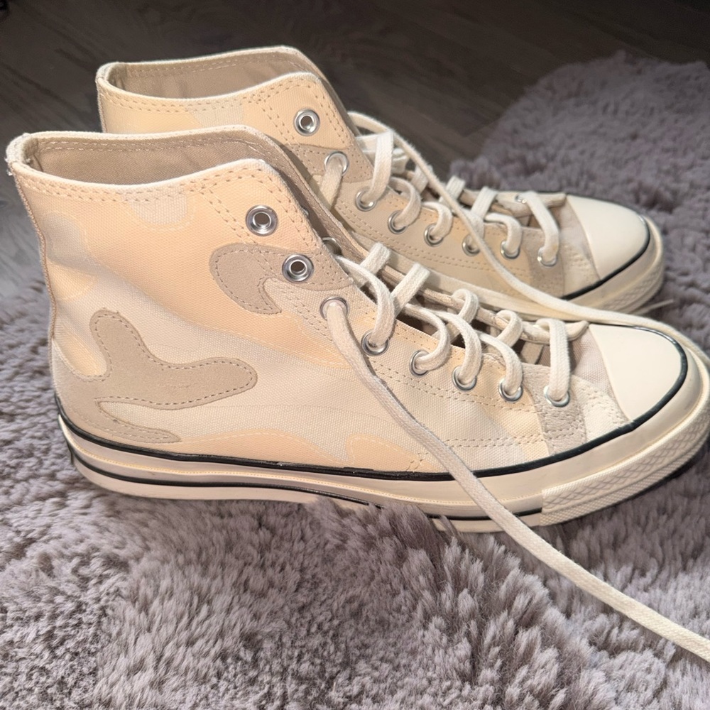 Converse chuck 70 high egret camo size 9.5